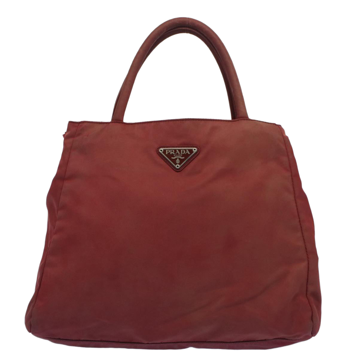 Prada Tessuto Red Synthetic Handbag (Pre-Owned)