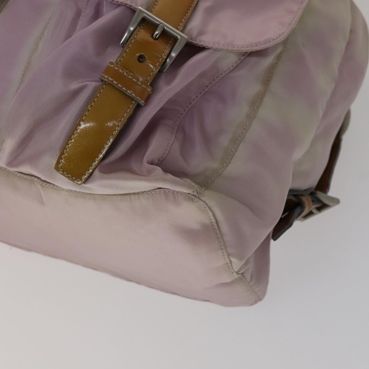 Prada Re-Nylon Pink Synthetic Backpack Bag (Pre-Owned)