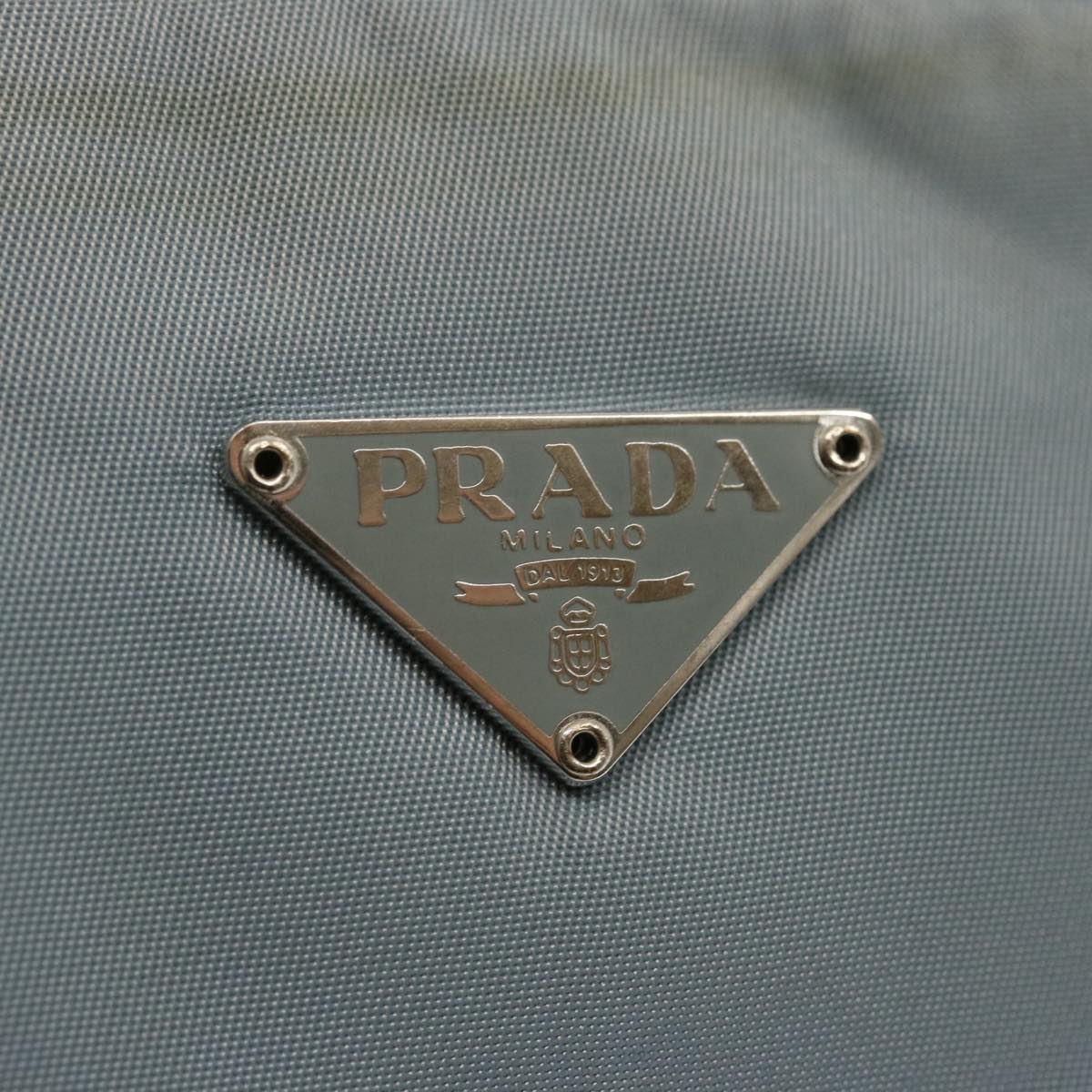Prada Blue Synthetic Clutch Bag (Pre-Owned)