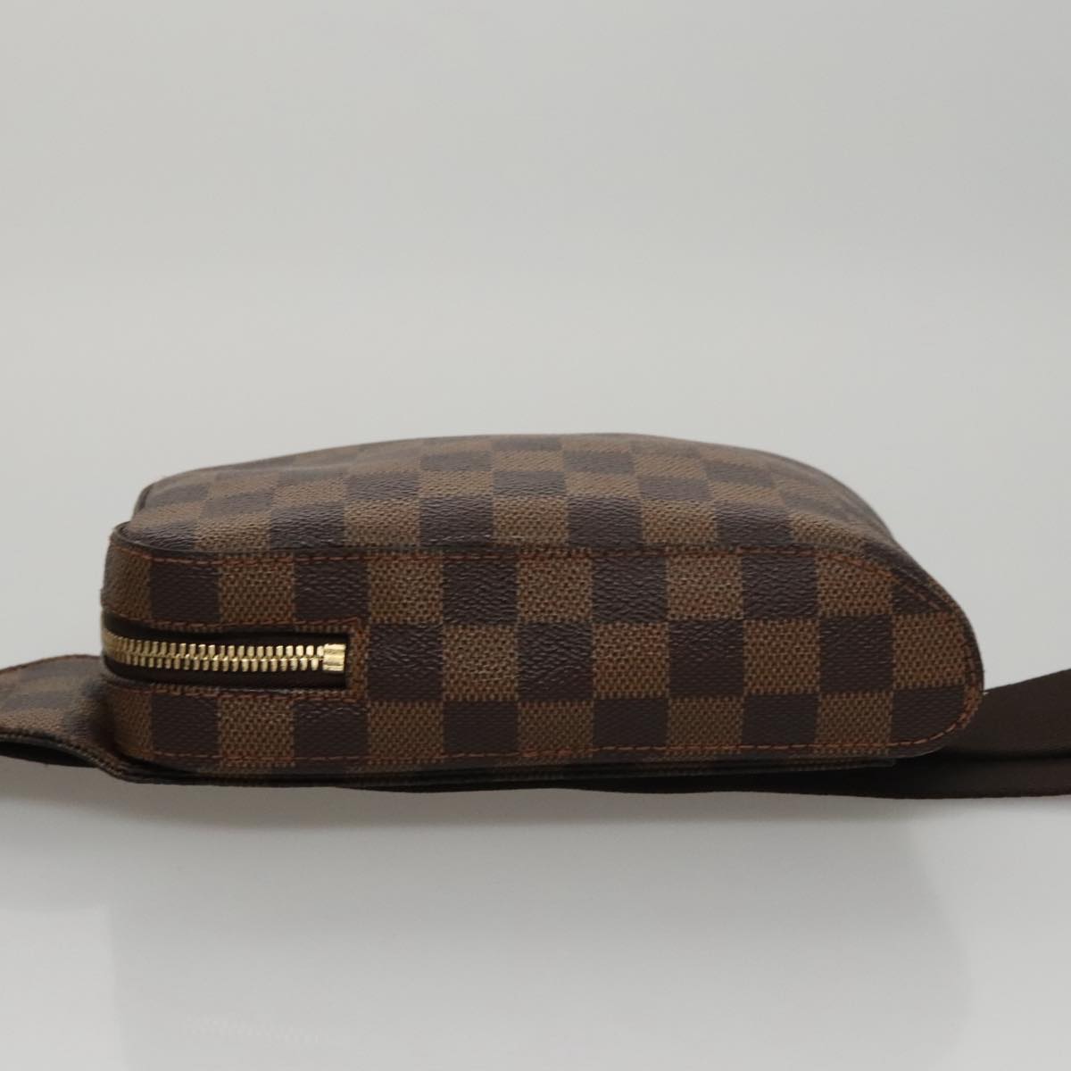 Louis Vuitton Geronimos Brown Canvas Shoulder Bag (Pre-Owned)
