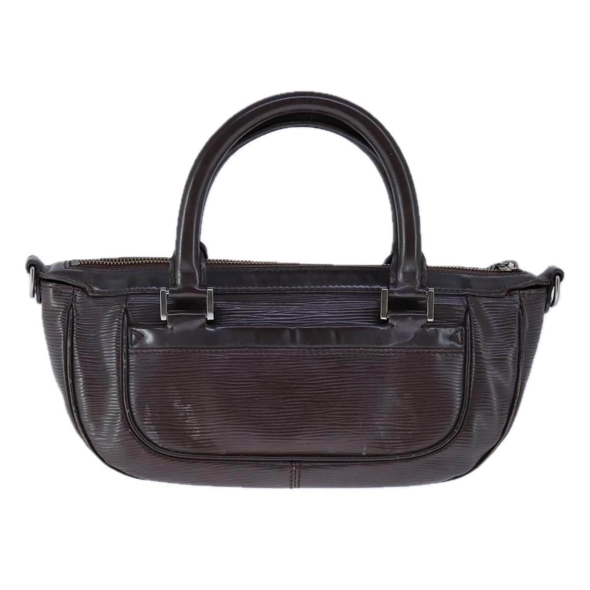 Louis Vuitton Danura Brown Leather Handbag (Pre-Owned)
