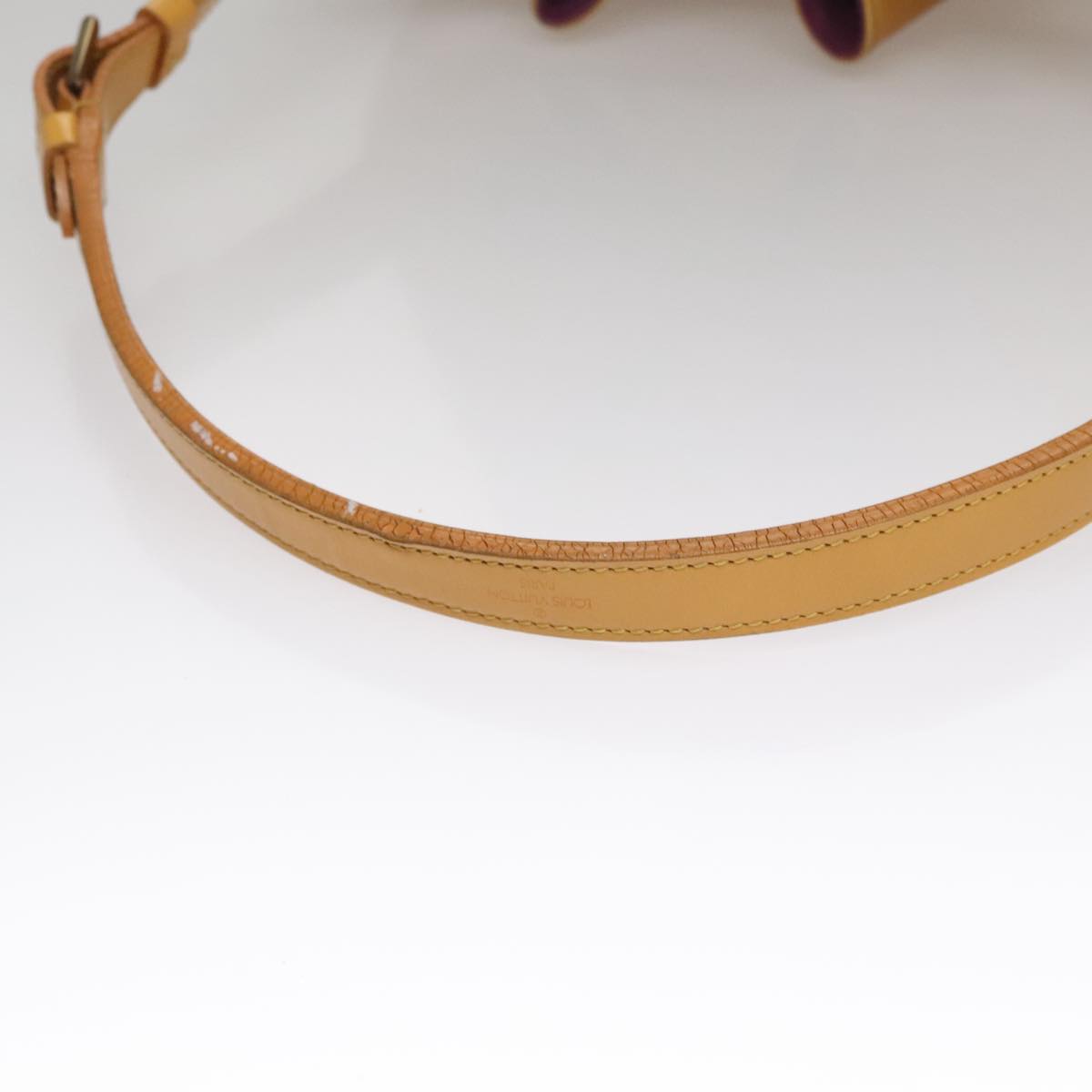 Louis Vuitton Petit Noé Yellow Leather Shoulder Bag (Pre-Owned)