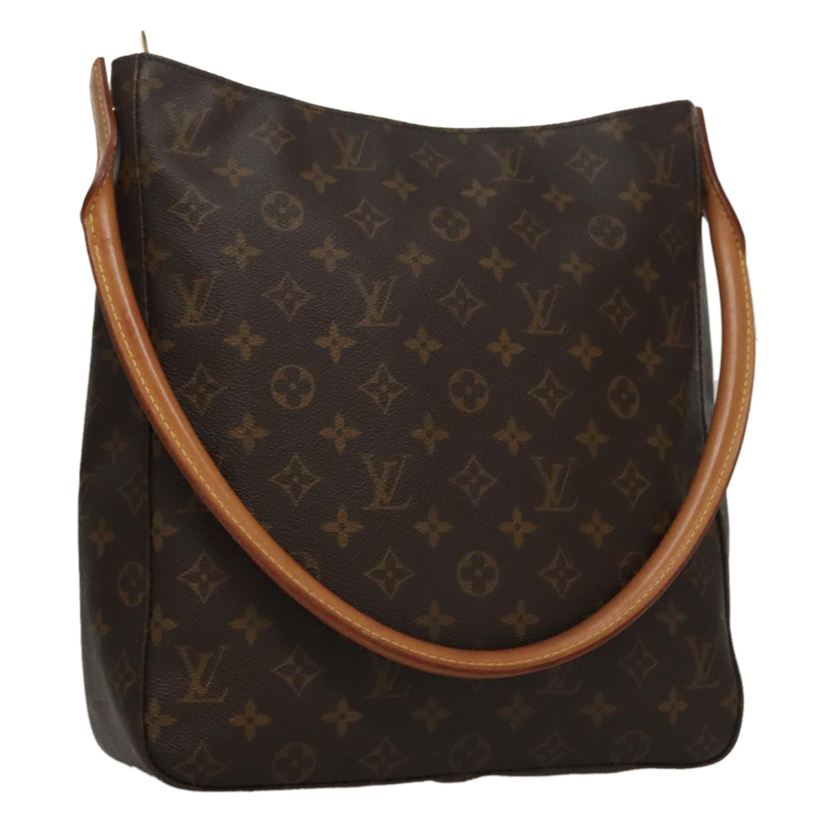 Louis Vuitton Looping Gm Brown Canvas Shoulder Bag (Pre-Owned)