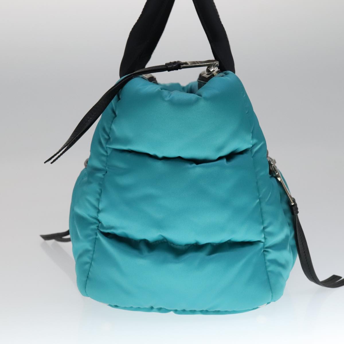 Prada Turquoise Synthetic Handbag (Pre-Owned)