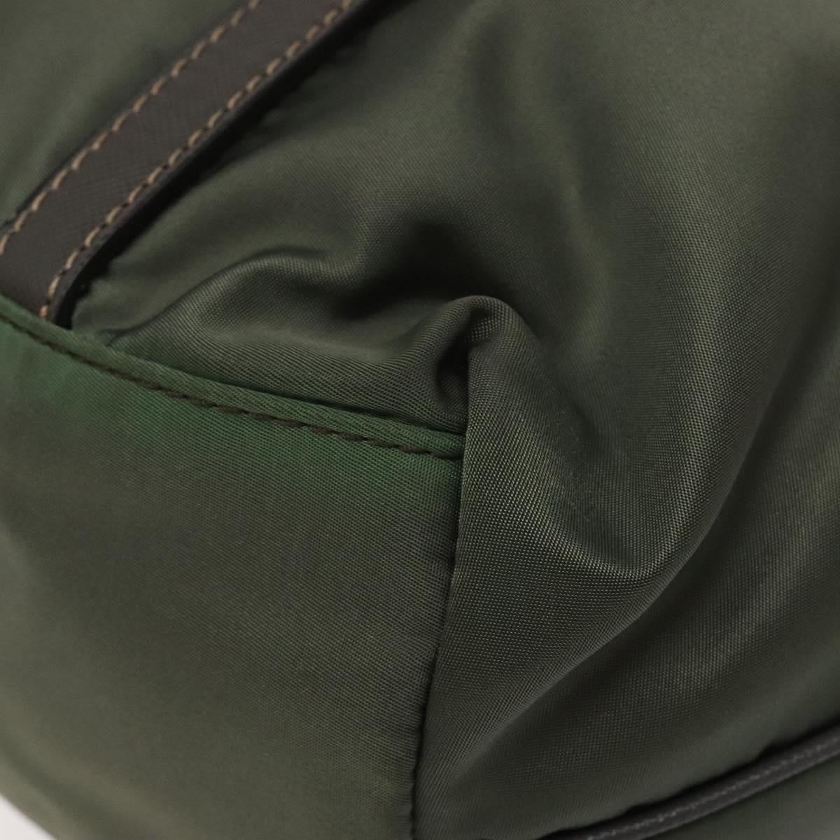 Prada Tessuto Khaki Nylon Tote Bag (Pre-Owned)