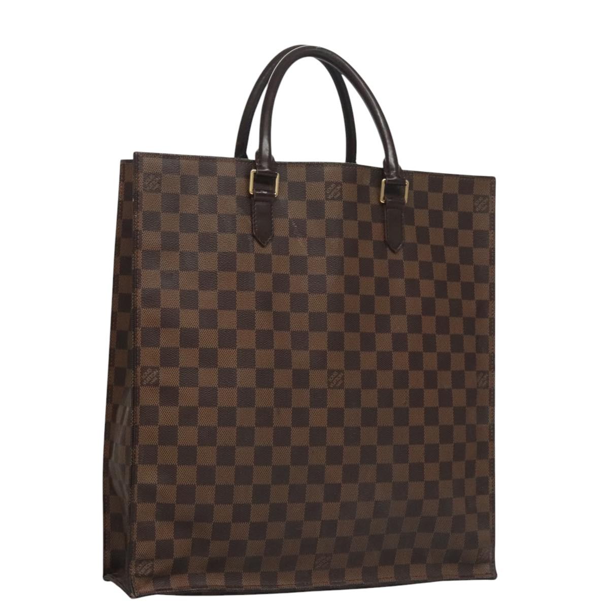 Louis Vuitton Sac Plat Brown Canvas Handbag (Pre-Owned)
