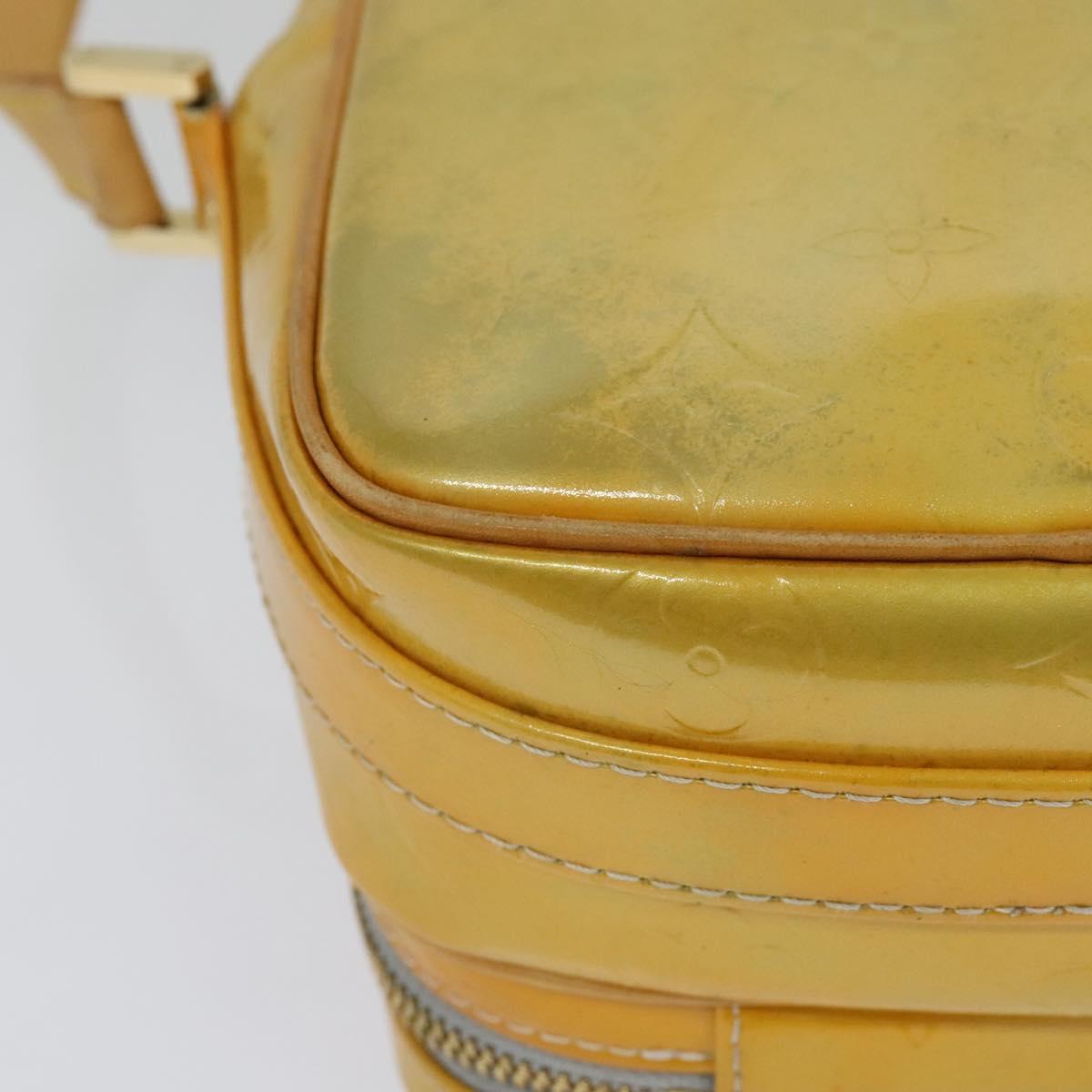Louis Vuitton Wooster Yellow Patent Leather Shoulder Bag (Pre-Owned)