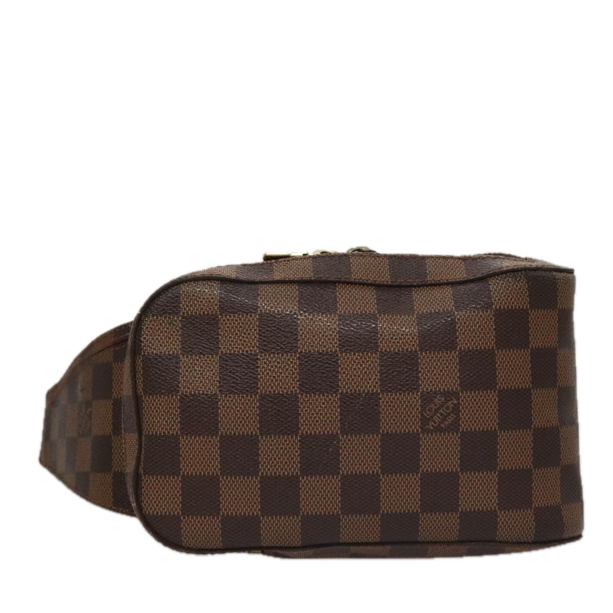 Louis Vuitton Geronimos Brown Canvas Shoulder Bag (Pre-Owned)