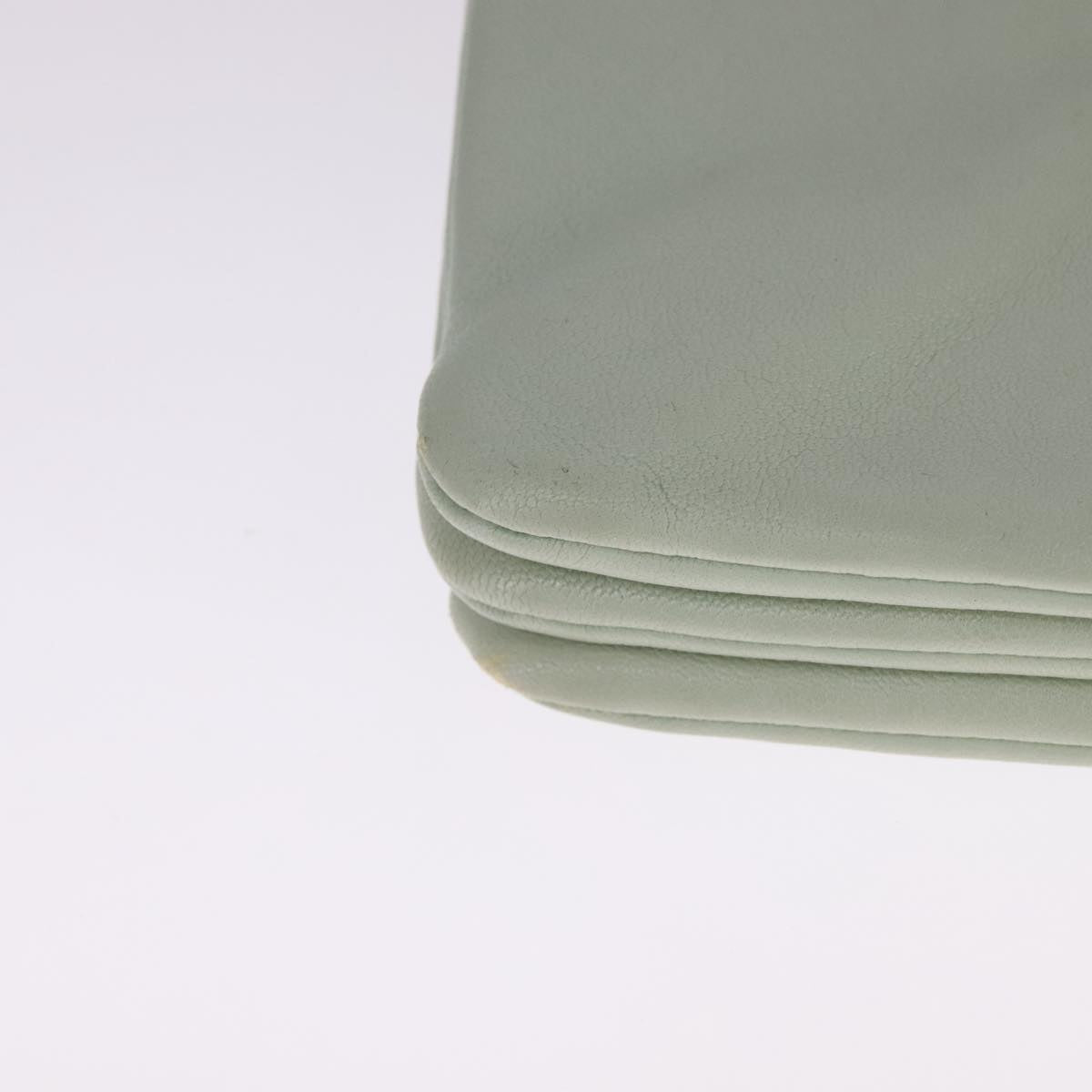Céline Trio Green Leather Shoulder Bag (Pre-Owned)