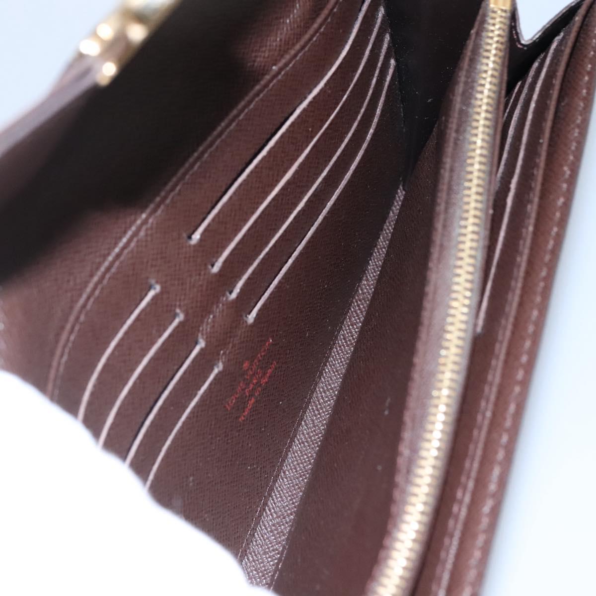 Louis Vuitton Sistina Brown Canvas Wallet (Pre-Owned)