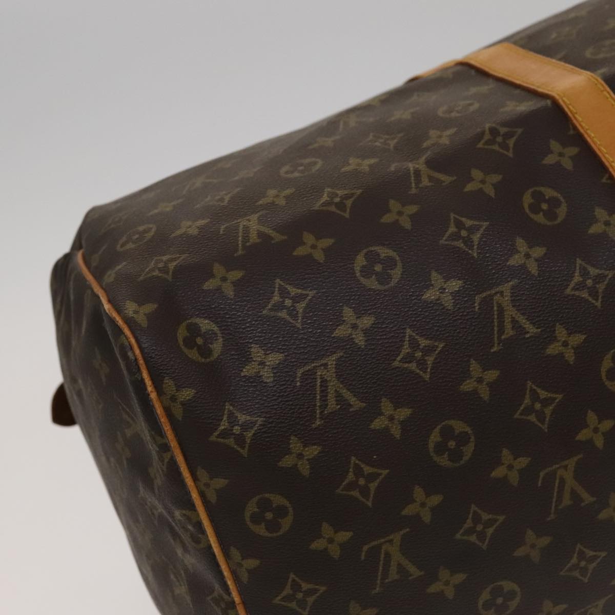 Louis Vuitton Keepall 60 Brown Canvas Travel Bag (Pre-Owned)