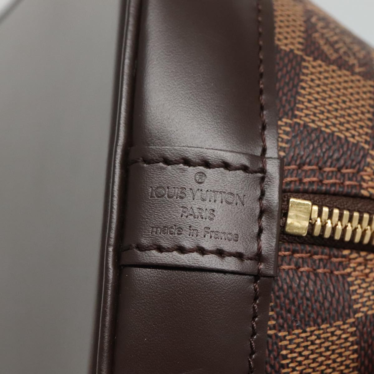 Louis Vuitton Alma Brown Canvas Handbag (Pre-Owned)