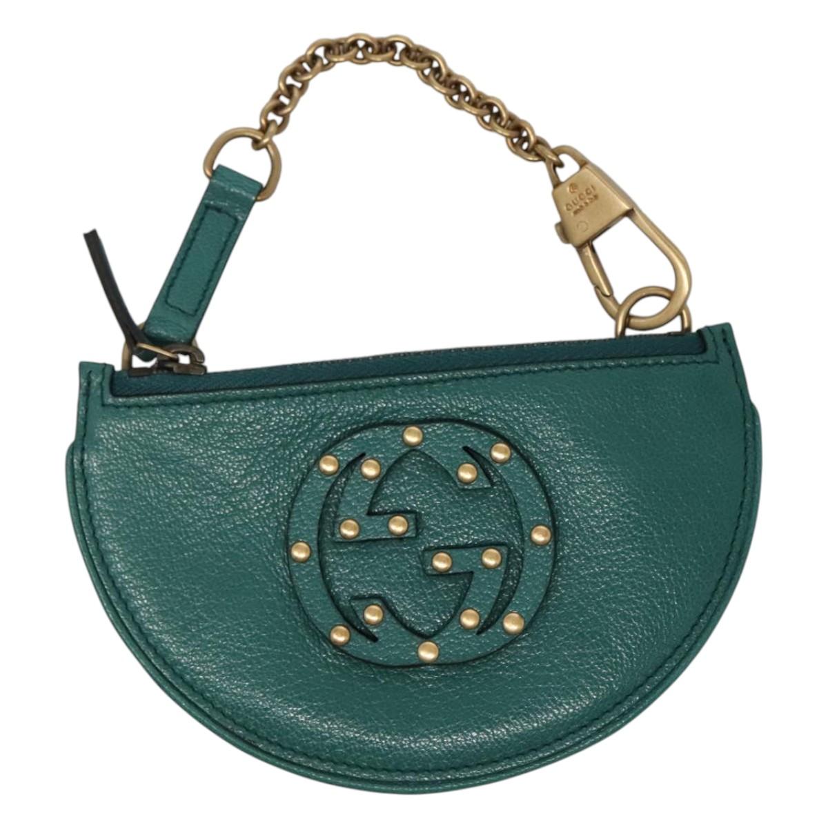 Gucci Green Leather Wallet (Pre-Owned)