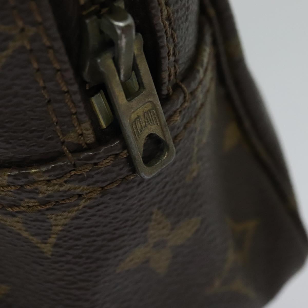 Louis Vuitton Trousse Toilette 28 Brown Canvas Clutch Bag (Pre-Owned)