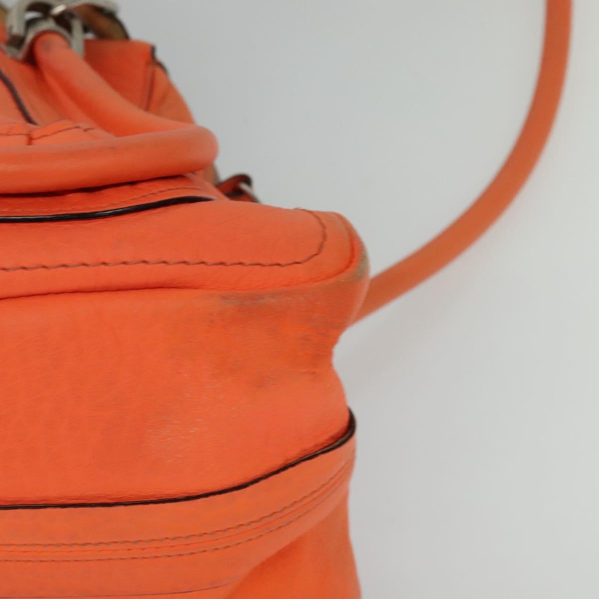 Chloé Paraty Orange Leather Handbag (Pre-Owned)