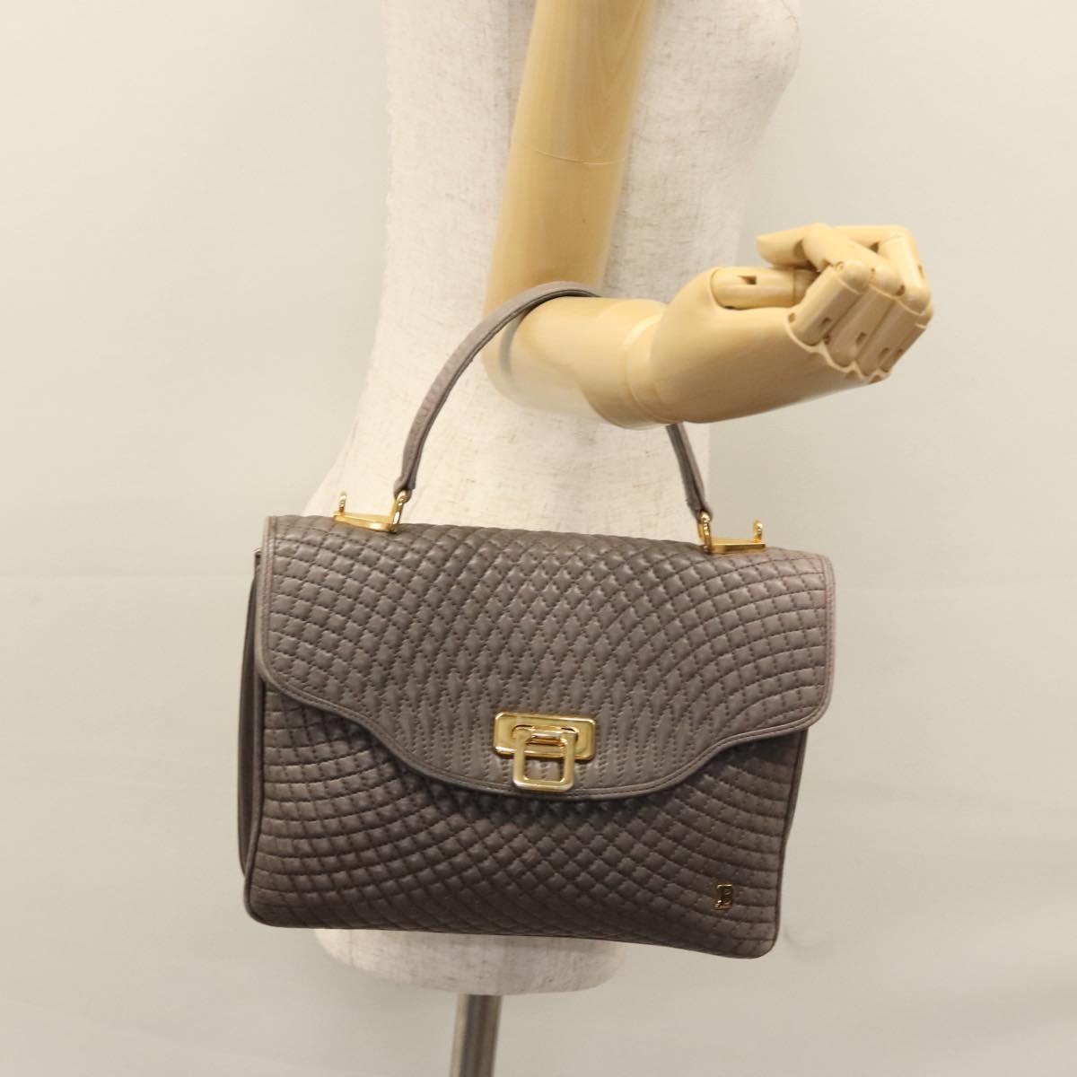 Bally Brown Leather Handbag (Pre-Owned)