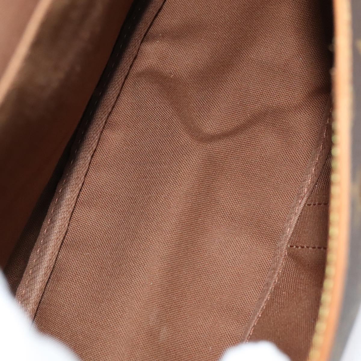 Louis Vuitton Saumur 35 Brown Canvas Shoulder Bag (Pre-Owned)