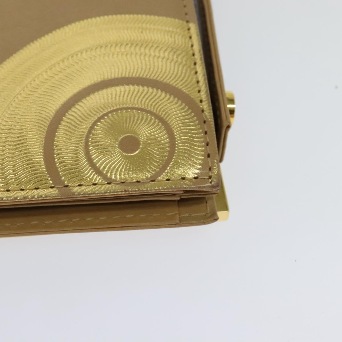 Fendi Gold Leather Shoulder Bag (Pre-Owned)