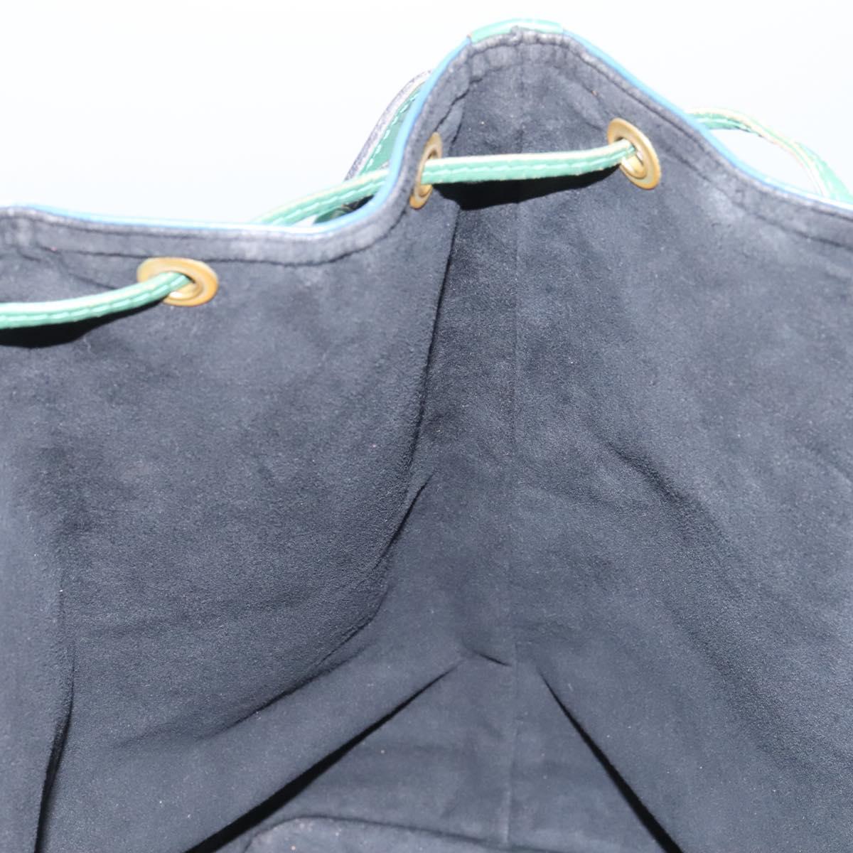 Louis Vuitton Noe Blue Leather Shoulder Bag (Pre-Owned)