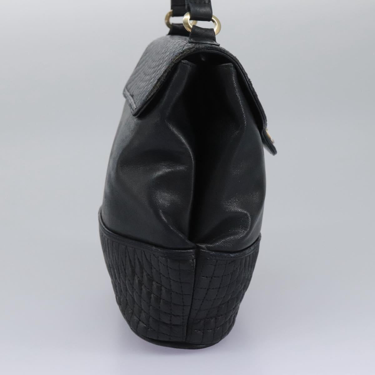 Bally Black Leather Handbag (Pre-Owned)