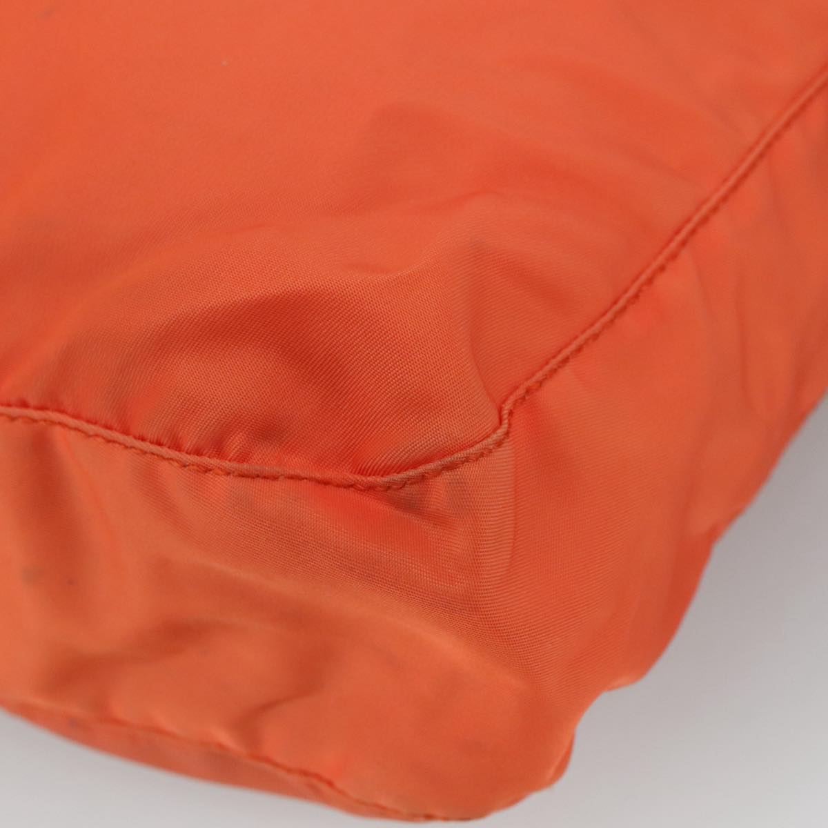 Prada Tessuto Orange Synthetic Shoulder Bag (Pre-Owned)
