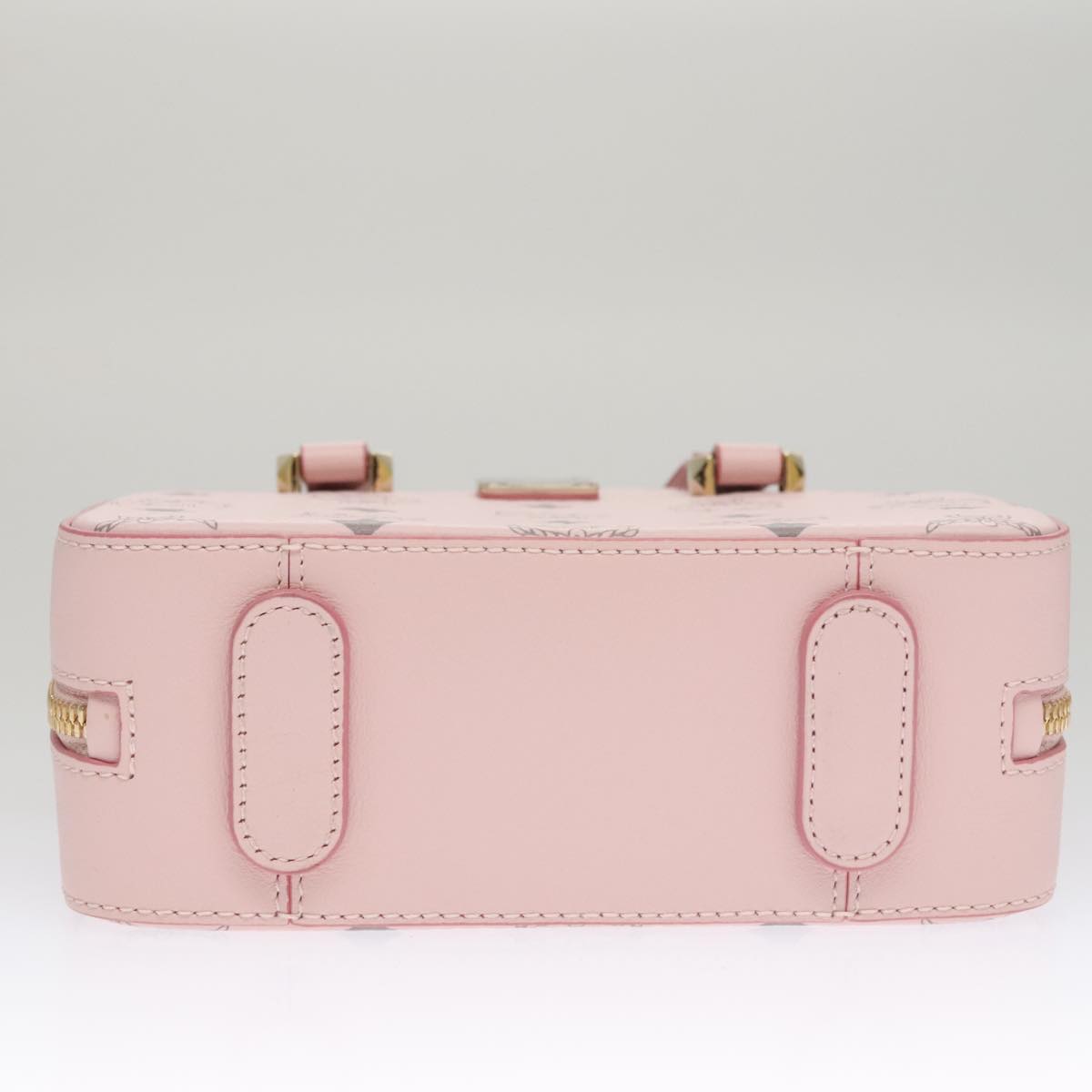 MCM Visetos Pink Canvas Handbag (Pre-Owned)