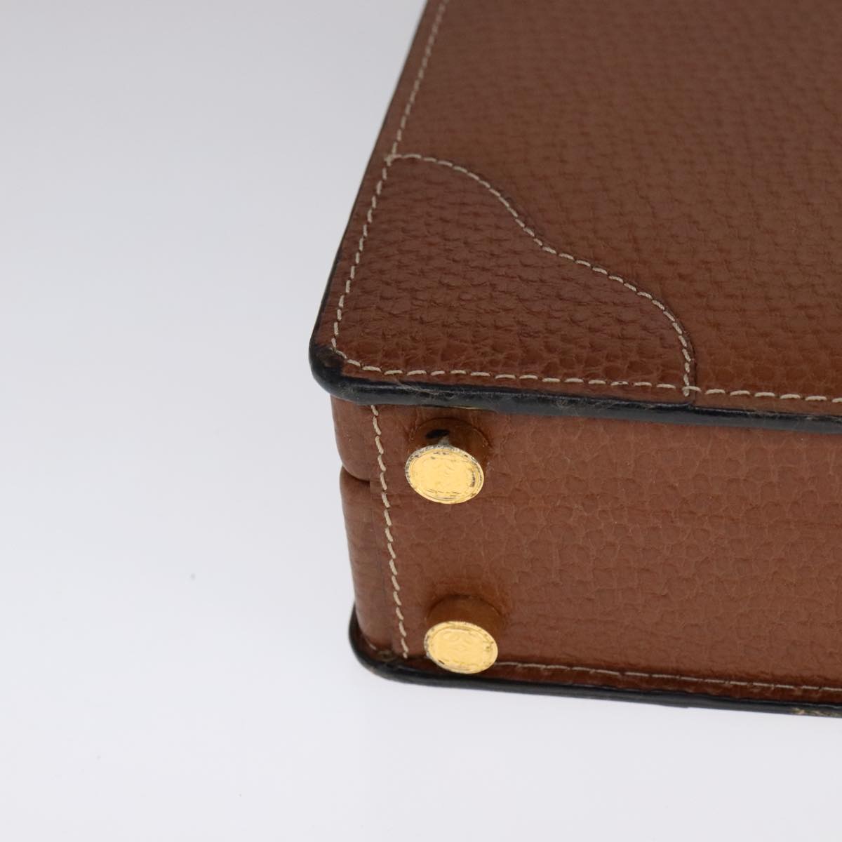 Loewe Brown Leather Briefcase Bag (Pre-Owned)