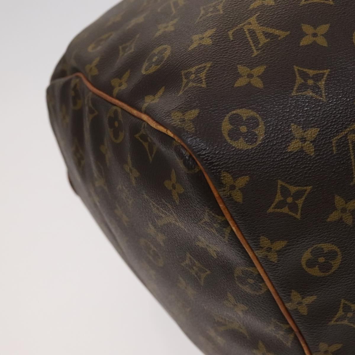 Louis Vuitton Keepall 60 Brown Canvas Travel Bag (Pre-Owned)