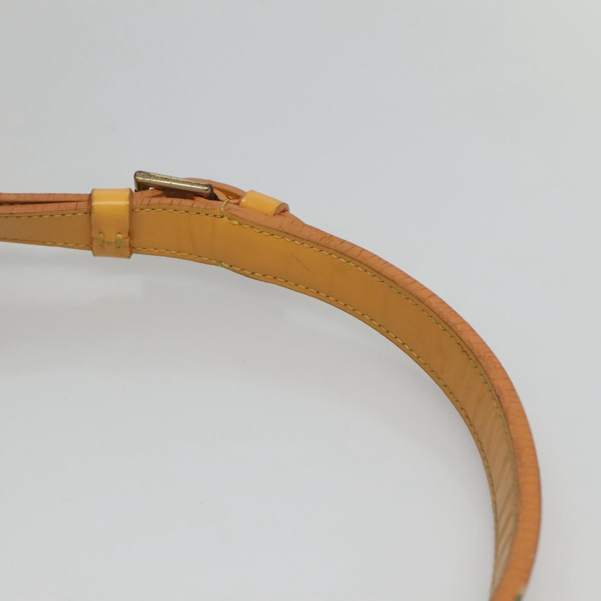 Louis Vuitton Petit Noé Yellow Leather Shoulder Bag (Pre-Owned)