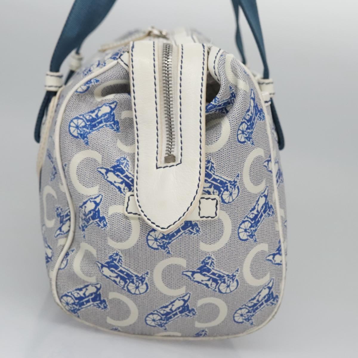 Céline Macadam Blue Canvas Handbag (Pre-Owned)