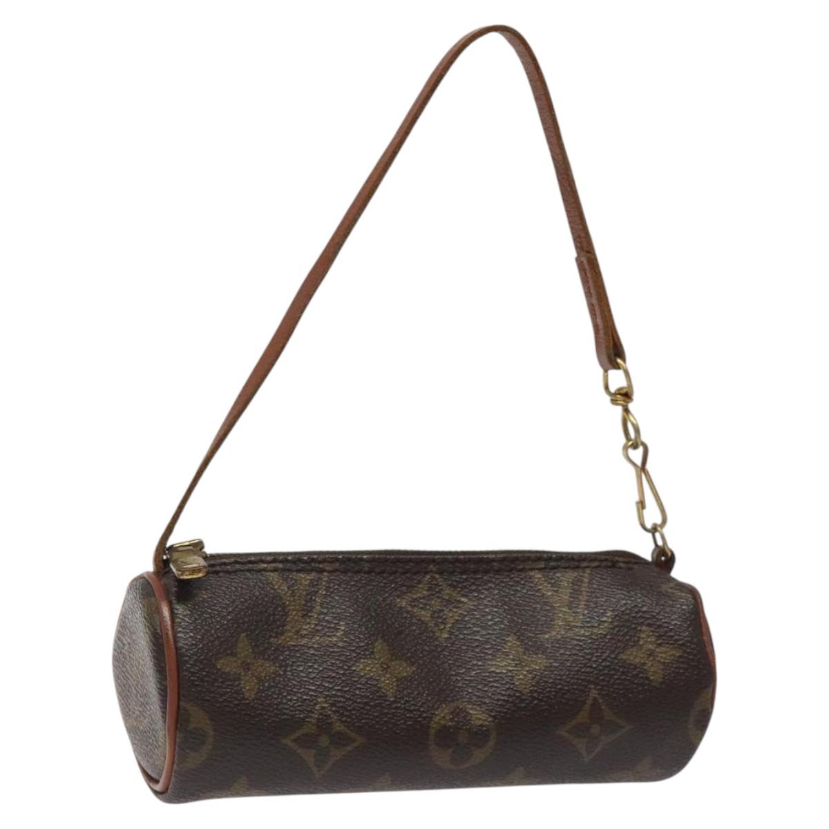 Louis Vuitton Mini Baby Papillon Brown Canvas Clutch Bag (Pre-Owned)