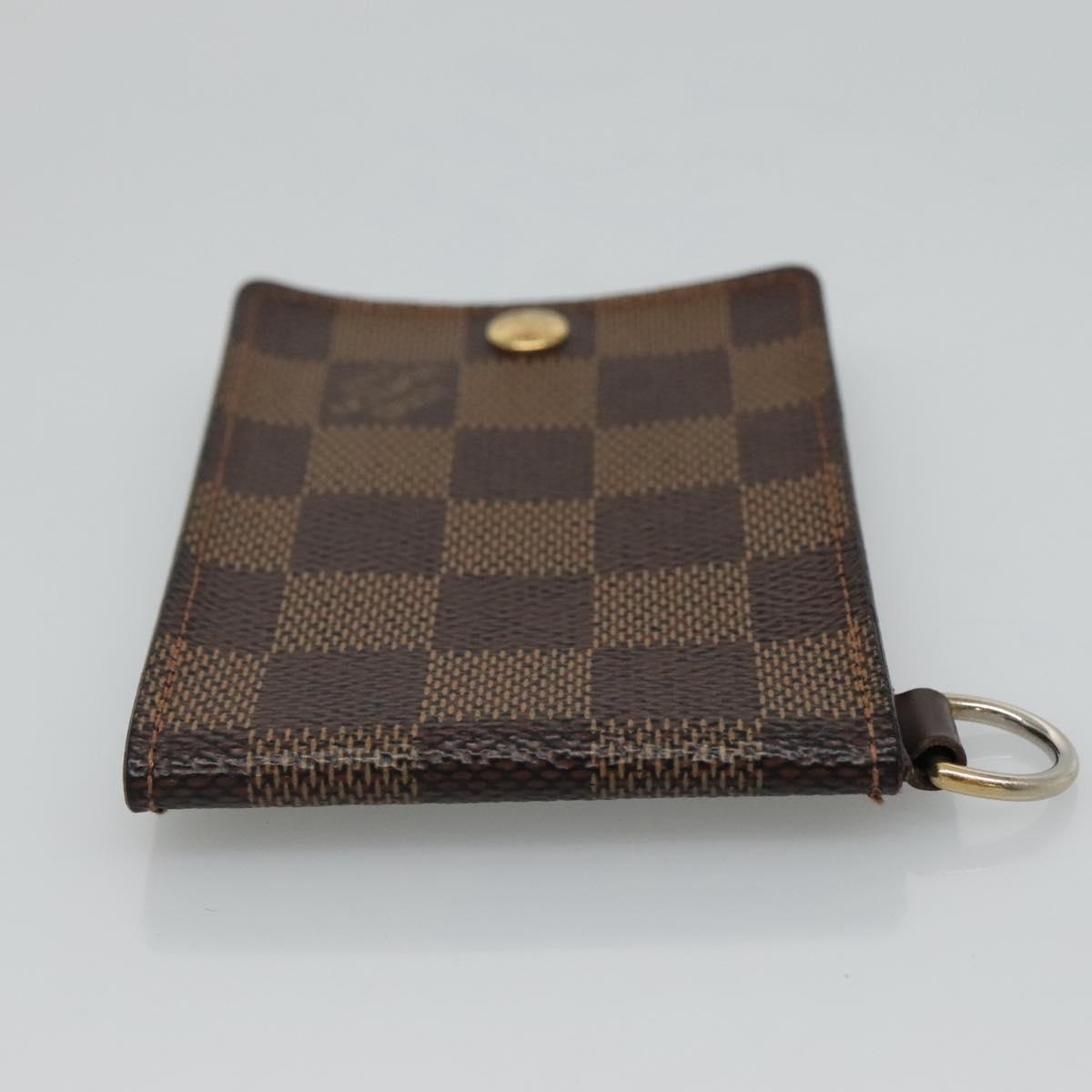 Louis Vuitton Card Case Brown Canvas Wallet (Pre-Owned)