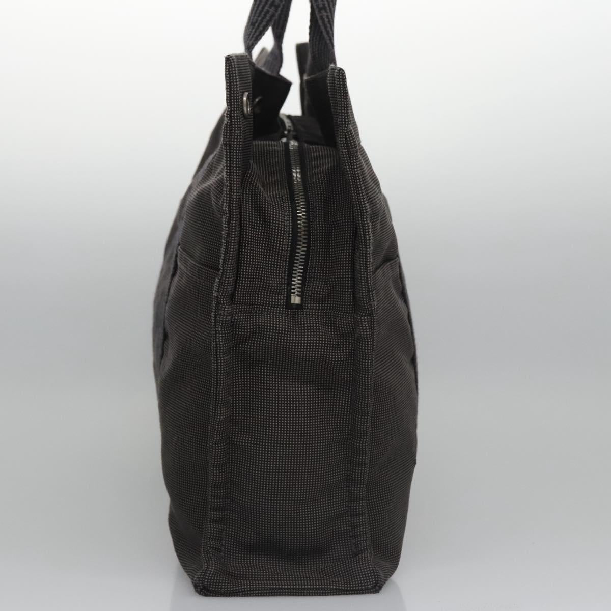 Hermès Herline Grey Canvas Tote Bag (Pre-Owned)