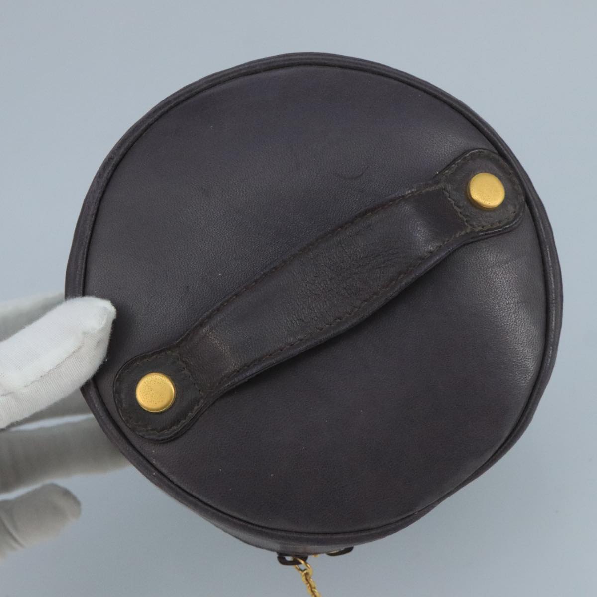 Gucci Vanity Purple Leather Handbag (Pre-Owned)