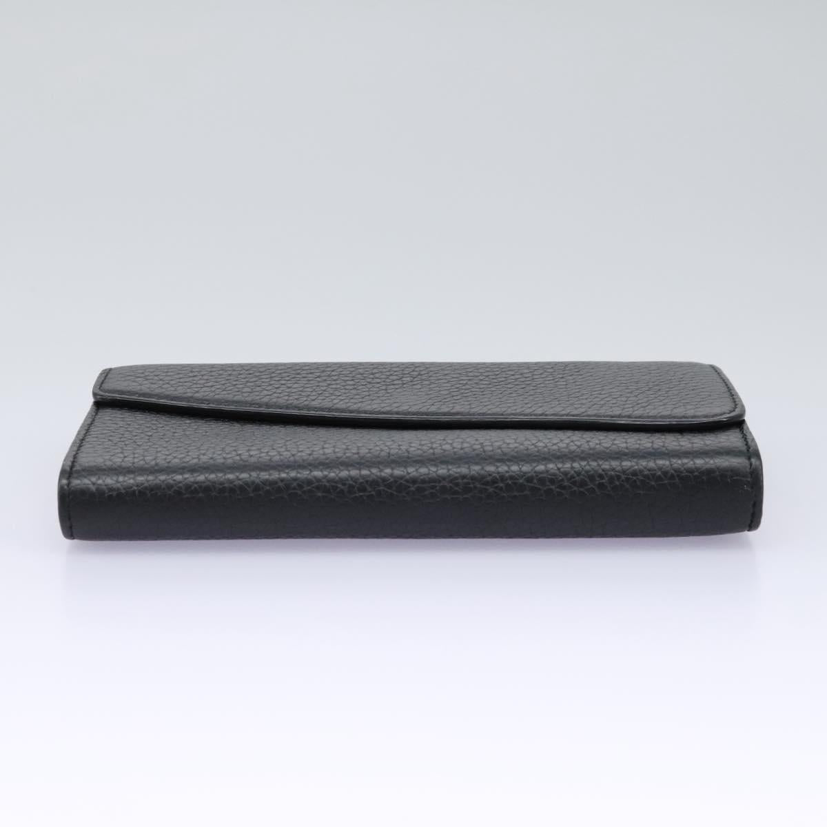 Dior Diorissimo Black Leather Wallet (Pre-Owned)