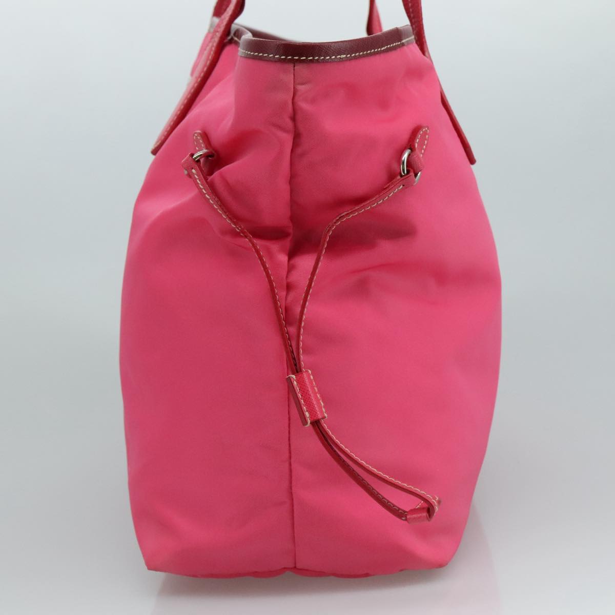 Prada Re-Nylon Pink Synthetic Tote Bag (Pre-Owned)