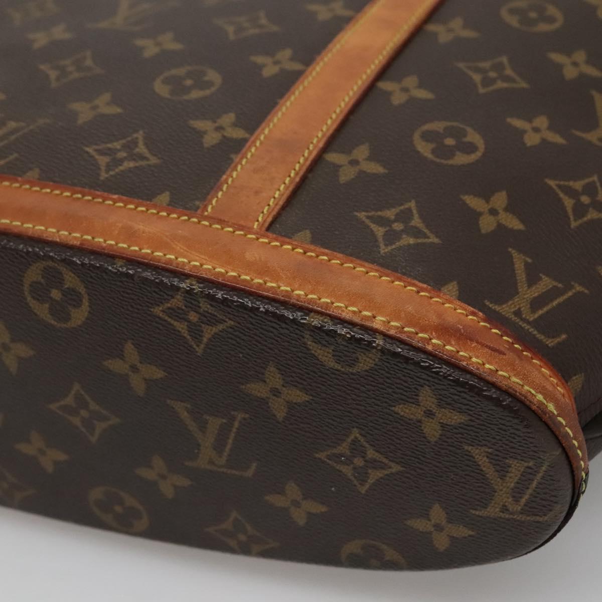 Louis Vuitton Babylone Brown Canvas Tote Bag (Pre-Owned)