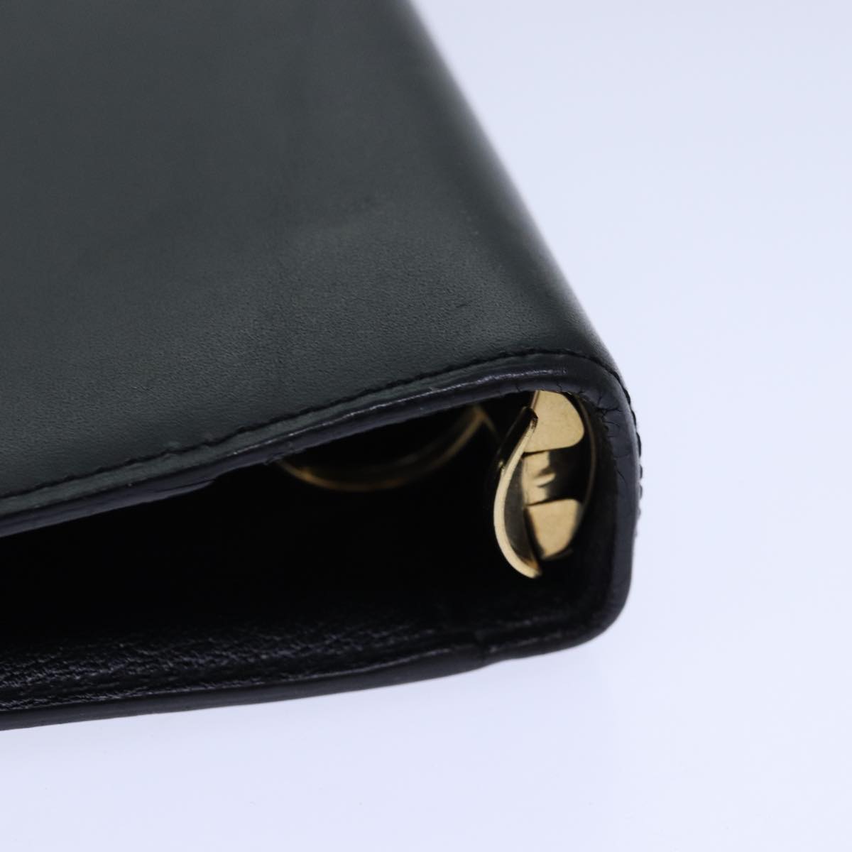 Louis Vuitton Agenda Mm Black Leather Wallet (Pre-Owned)