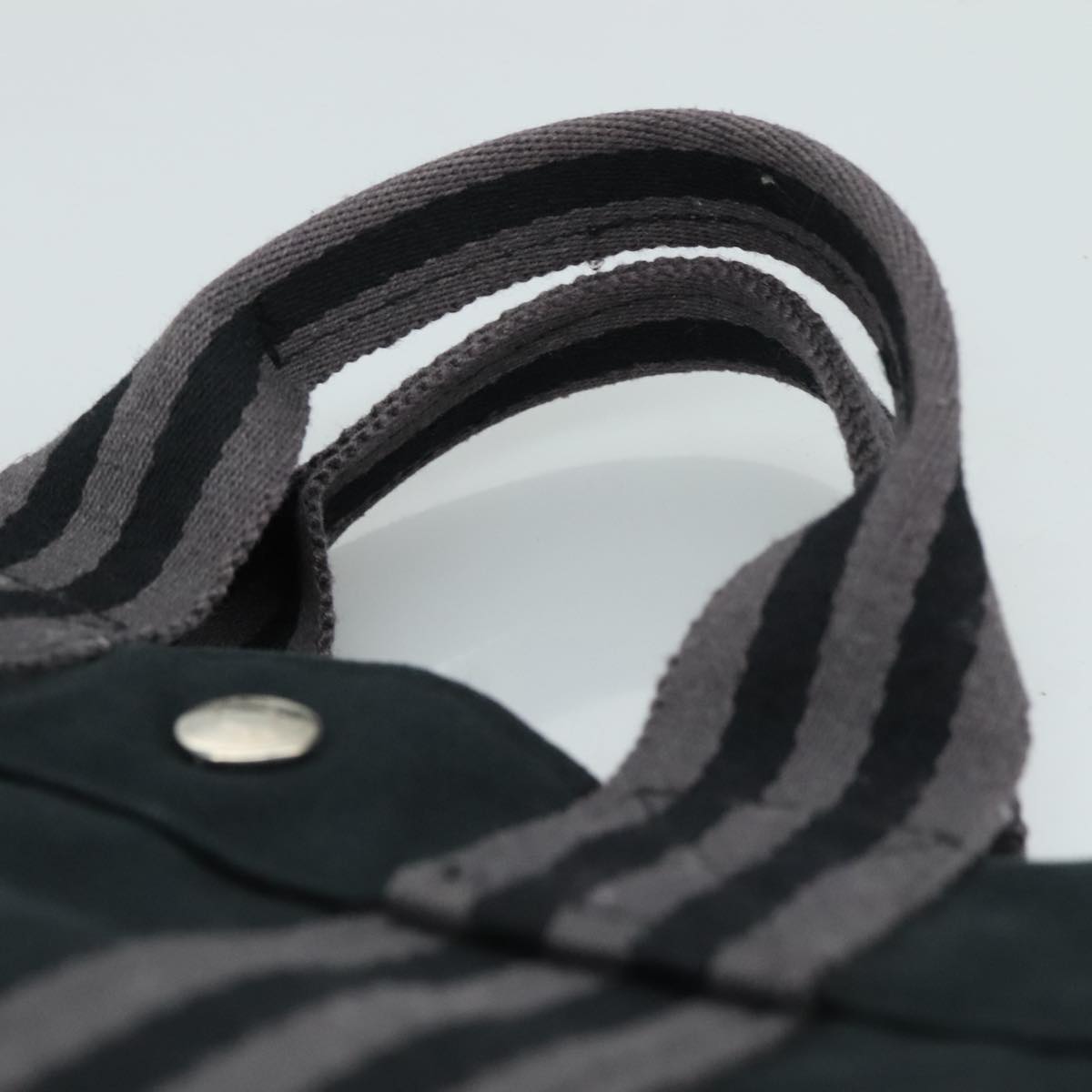Hermès Fourre Tout Black Canvas Tote Bag (Pre-Owned)