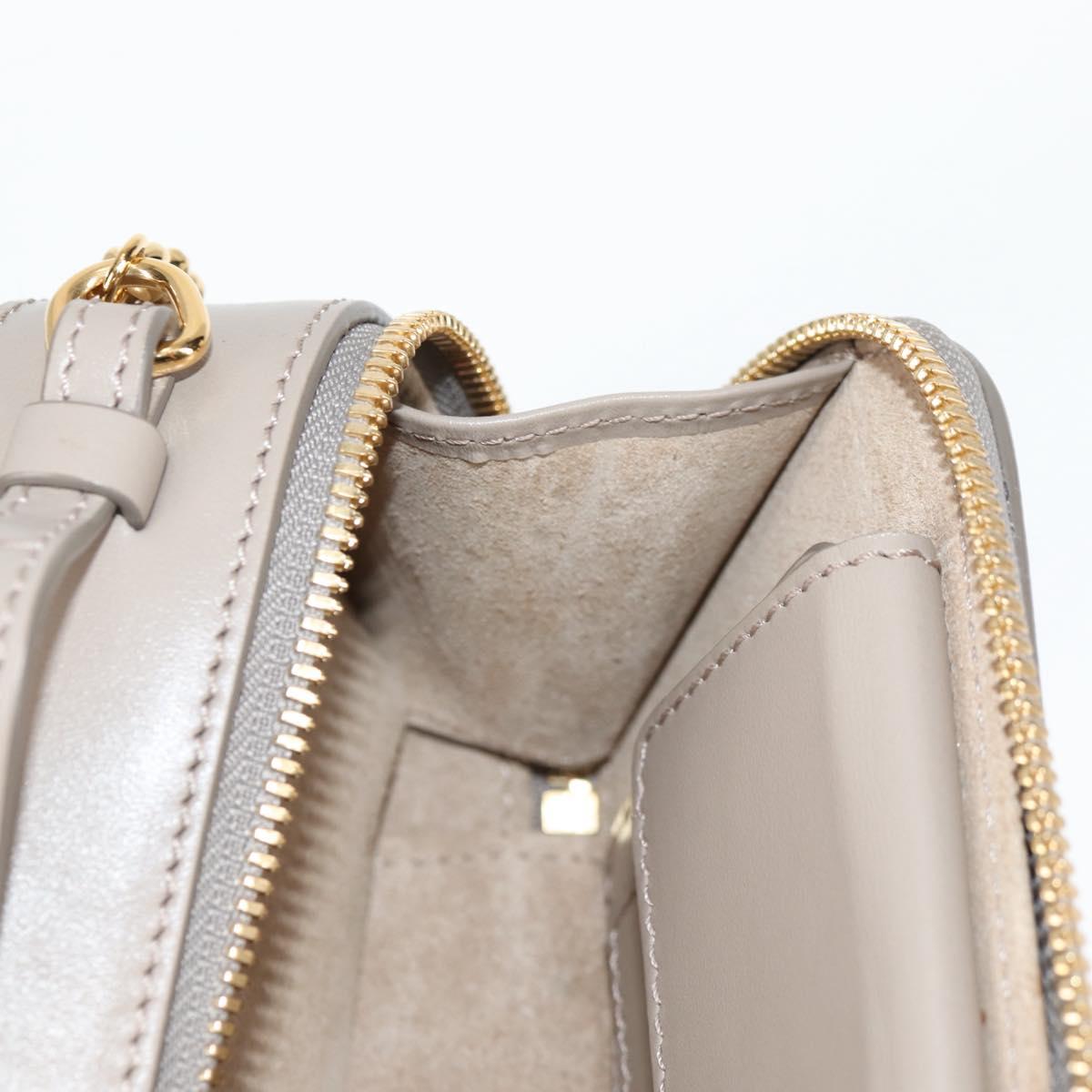 Chloé C Beige Leather Shoulder Bag (Pre-Owned)