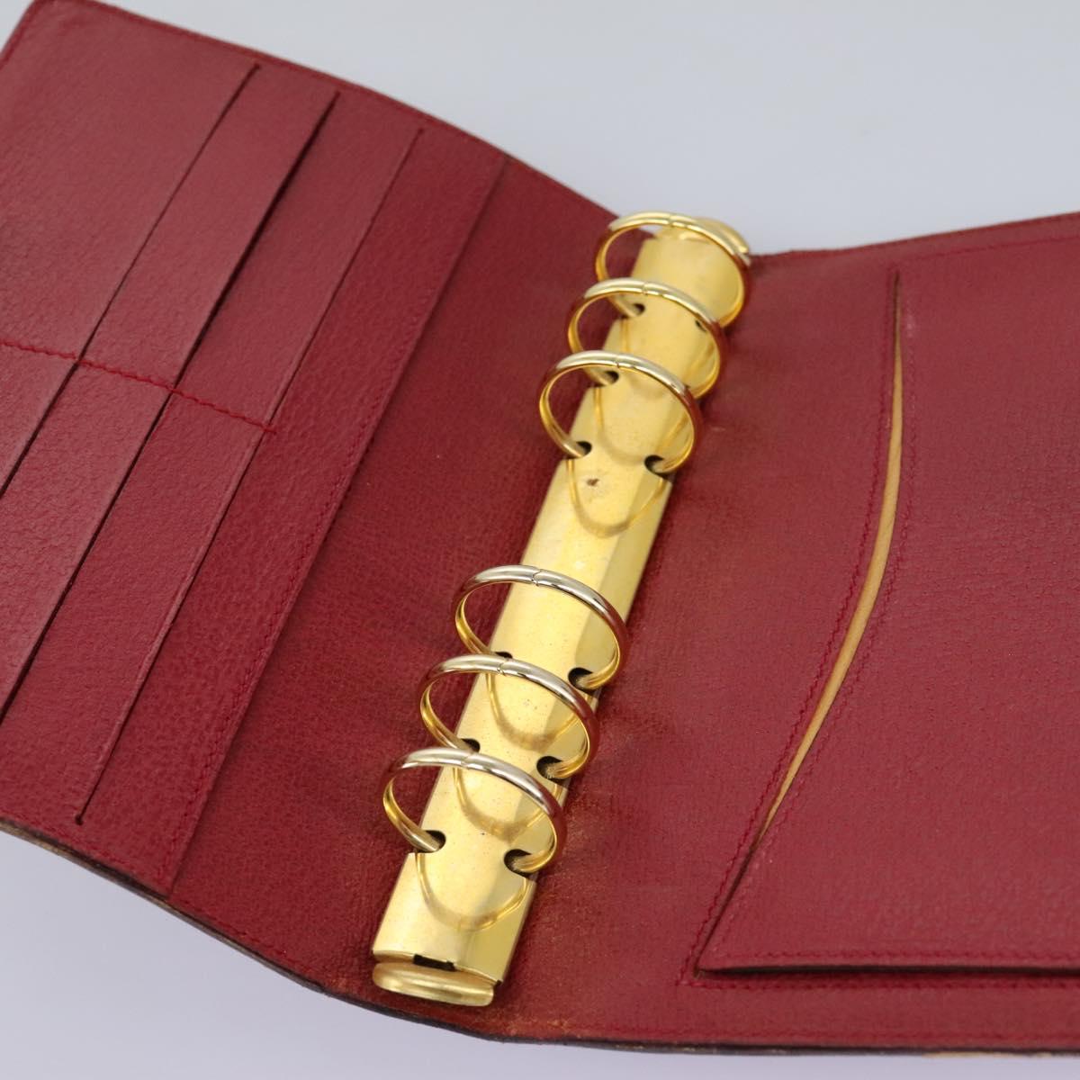 Gucci Couverture Agenda Red Leather Wallet (Pre-Owned)