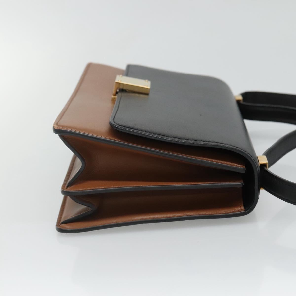 Céline Case Flap Black Leather Shoulder Bag (Pre-Owned)