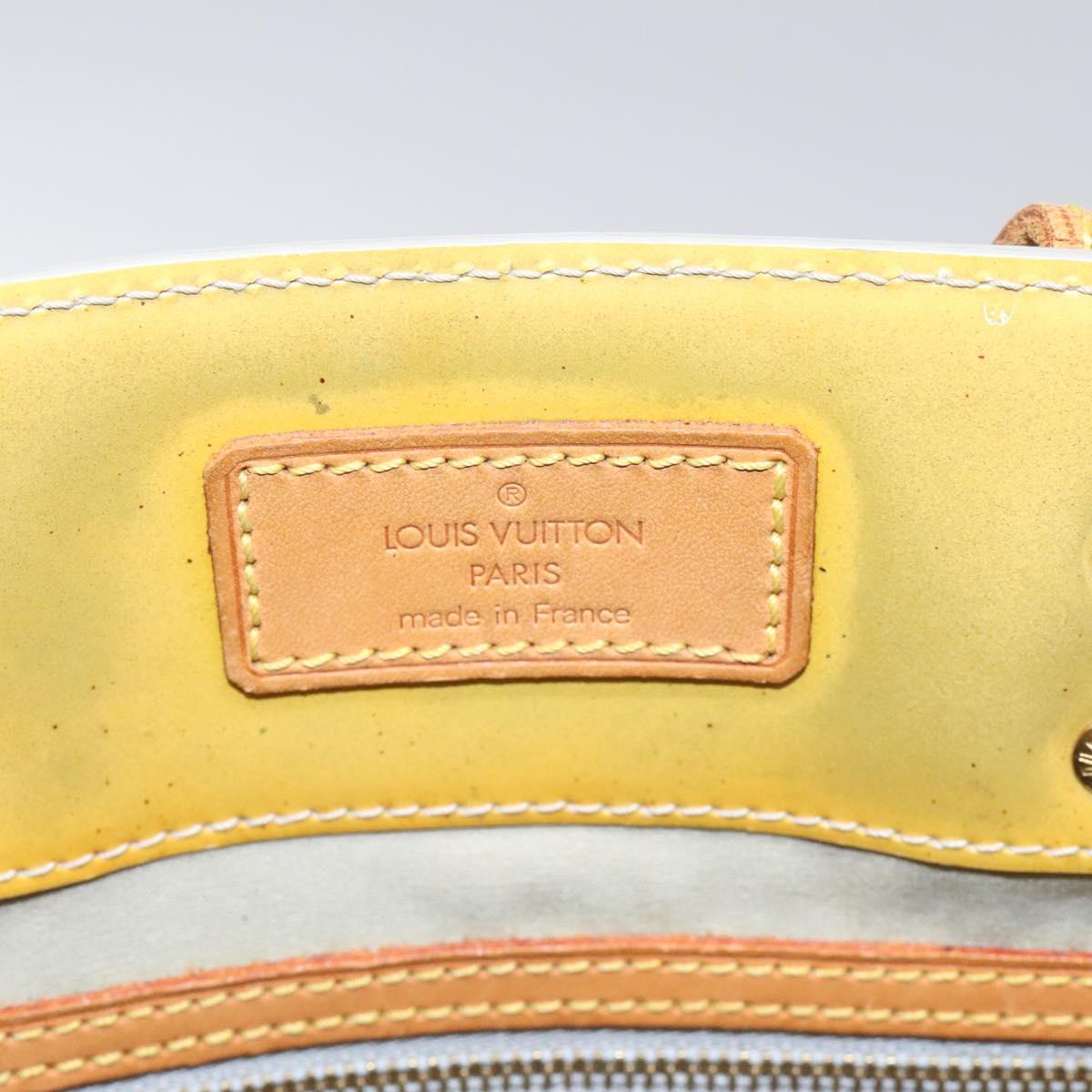 Louis Vuitton Reade Yellow Patent Leather Handbag (Pre-Owned)
