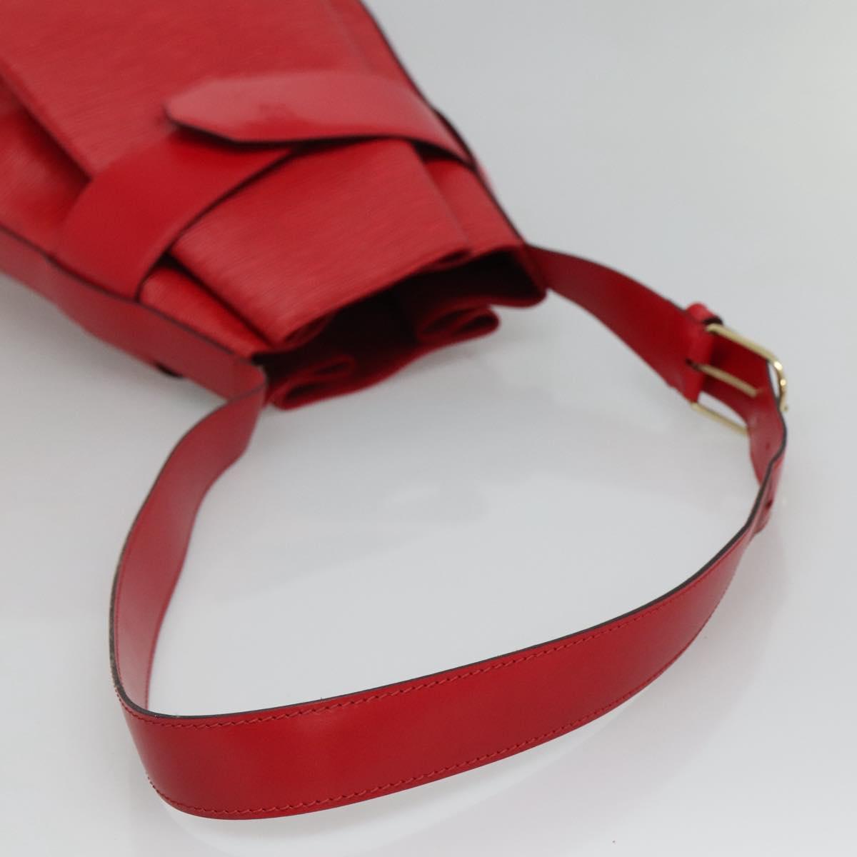 Louis Vuitton Sac D'épaule Red Leather Shoulder Bag (Pre-Owned)