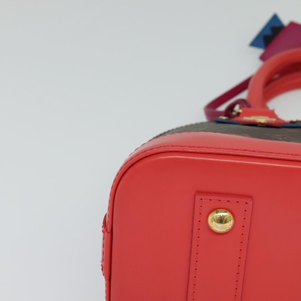Louis Vuitton Alma Bb Red Canvas Handbag (Pre-Owned)