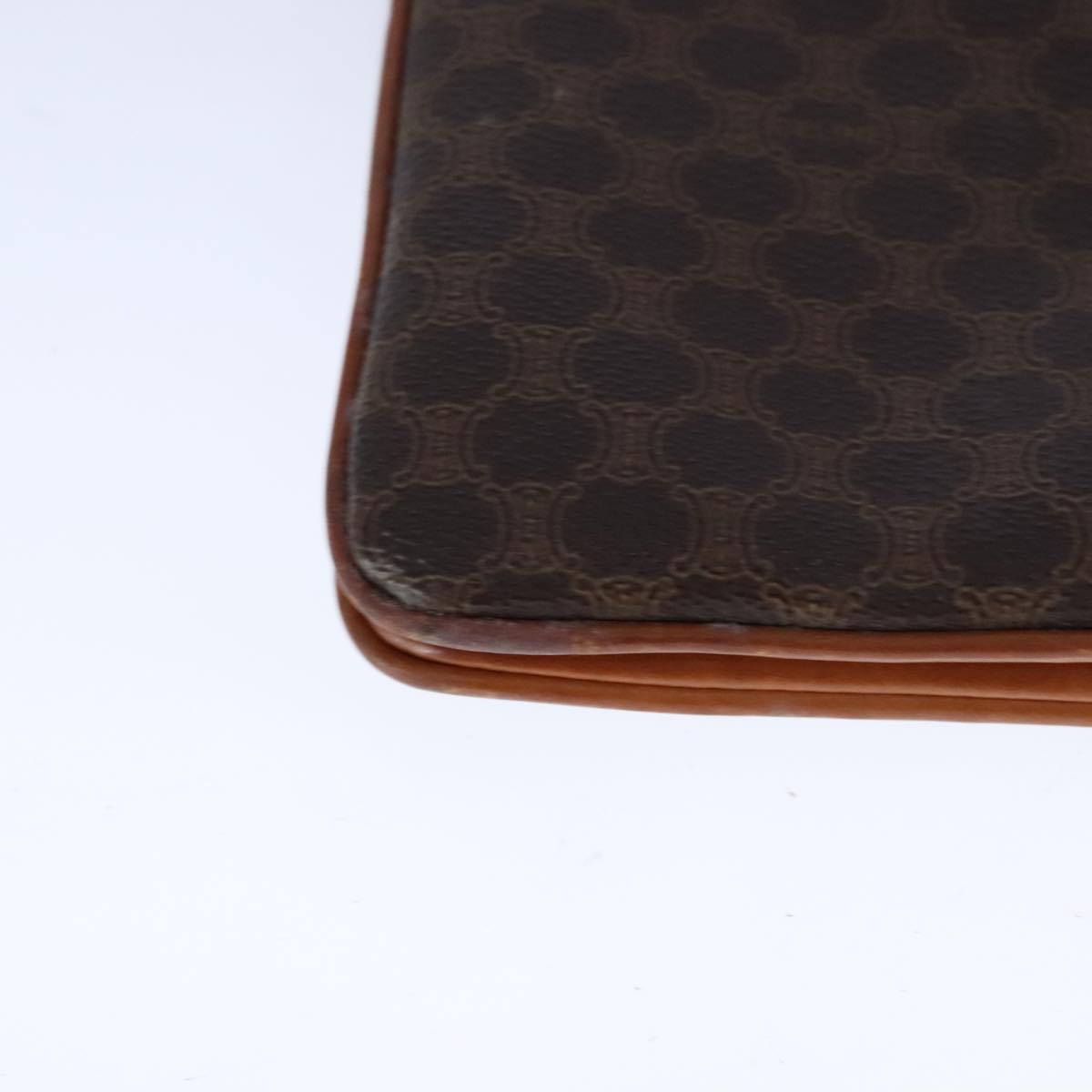 Céline Macadam Brown Canvas Shoulder Bag (Pre-Owned)