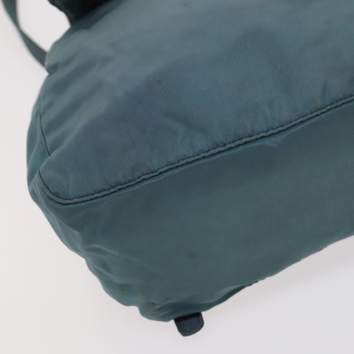 Prada Re-Nylon Blue Synthetic Backpack Bag (Pre-Owned)