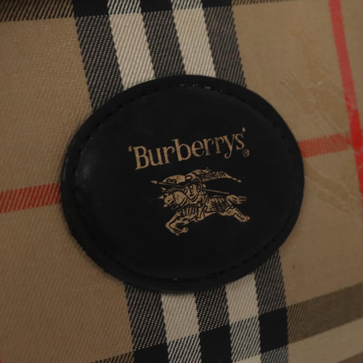 Burberry London Beige Canvas Handbag (Pre-Owned)