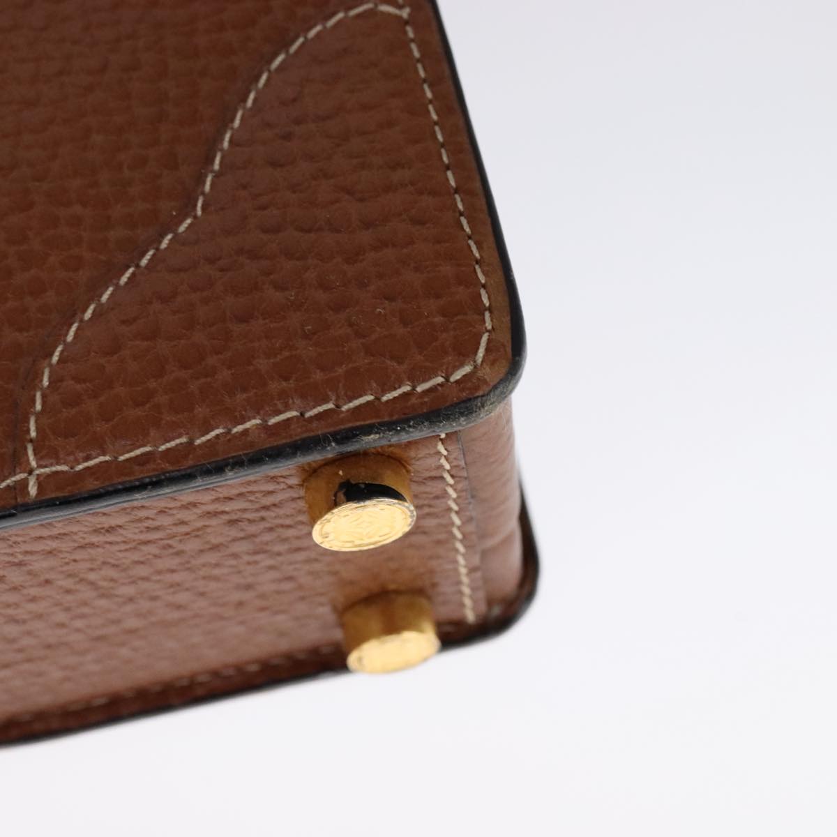 Loewe Brown Leather Briefcase Bag (Pre-Owned)