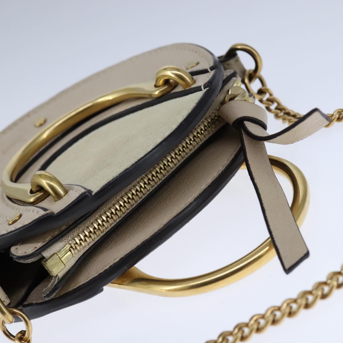Chloé Pixie Beige Leather Handbag (Pre-Owned)
